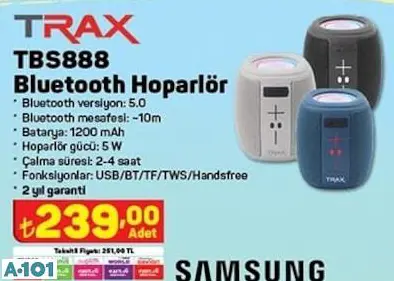 TRAX BLUETOOTH HOPARLÖR TRAX BLUETOOTH HOPARLÖR